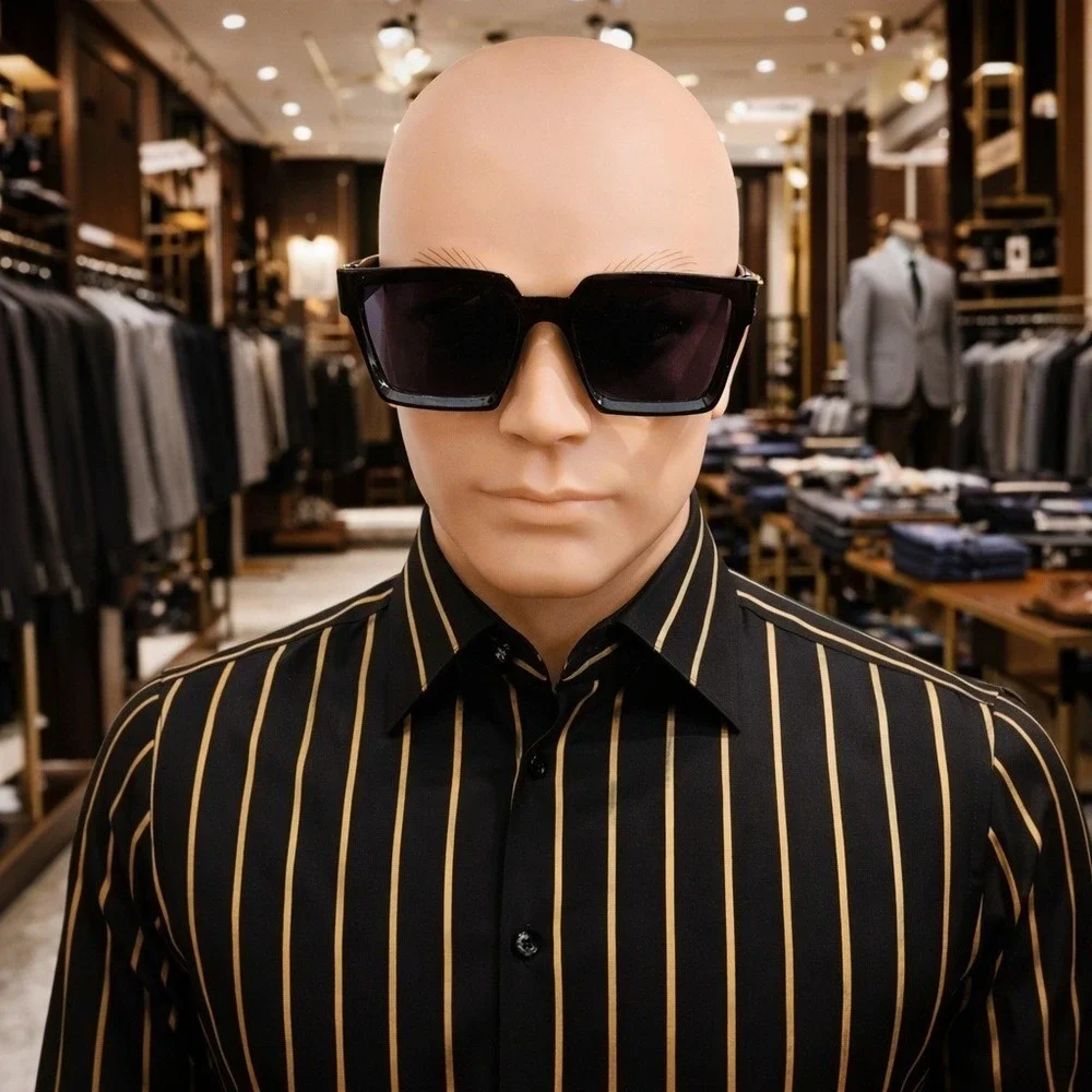 Sunglasses‎ Men Black Square Shades